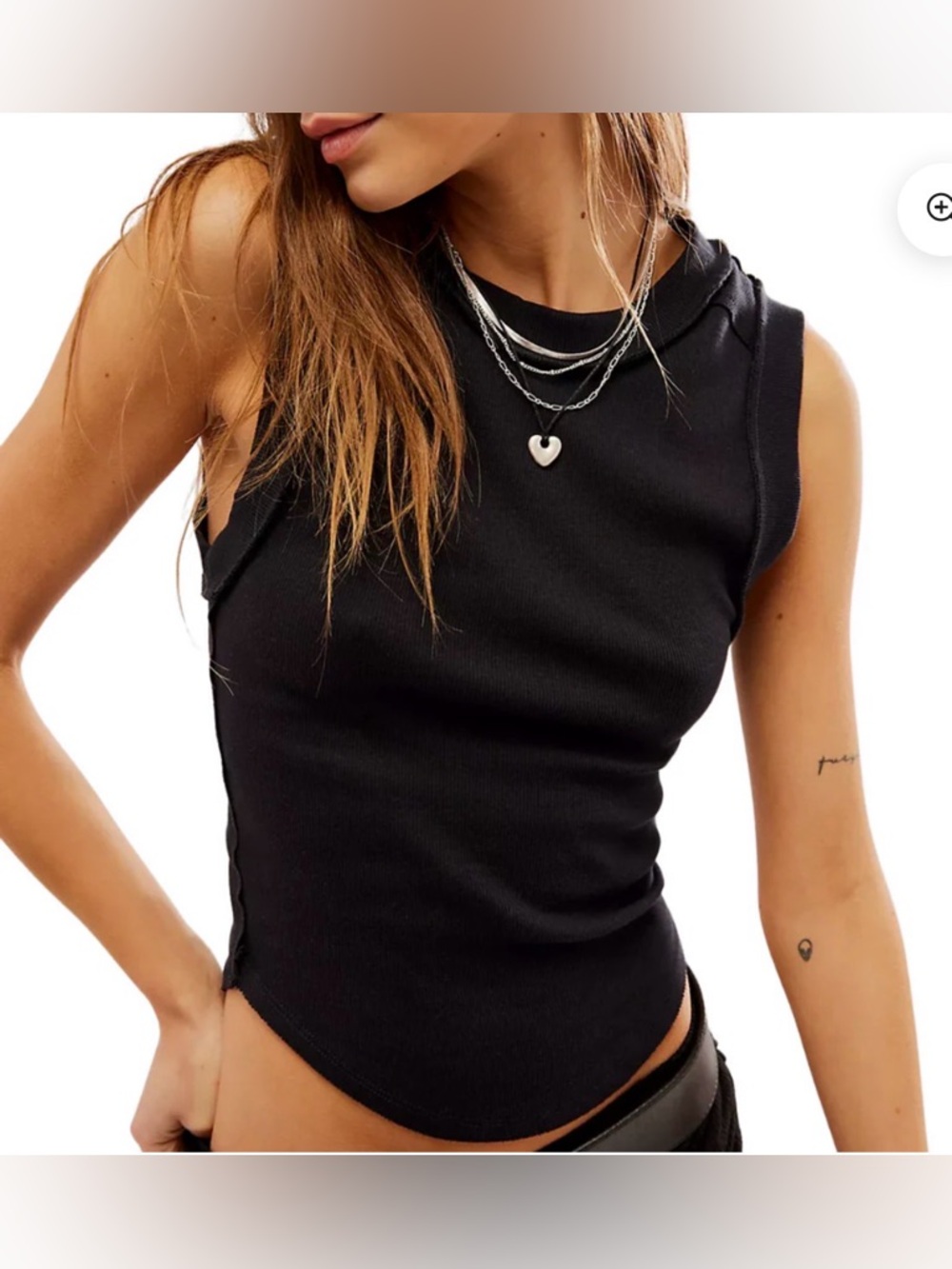 WE THE FREE KATE TANK IN BLACK